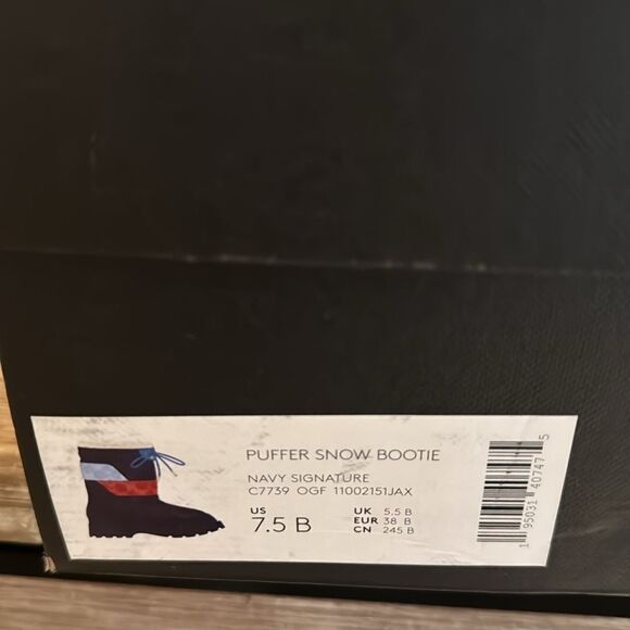 Coach Puffer Snow Boot- Navy Signature- Size 7.5 B- NIB - Picture 10 of 10